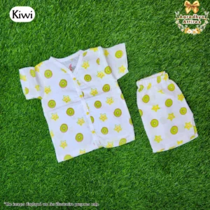 Co-Ord Set Half Sleeve & Short - Kiwi - 1-2 Years