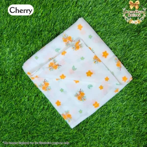 Swaddle - Cherry - 100cm X 100cm
