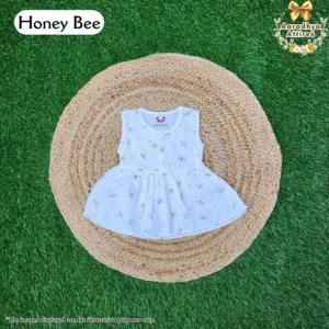 Button Frock - Honey Bee - 3-6 Month.