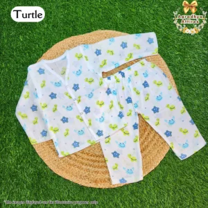 Co-Ord Set Full Sleeve & Pant - Turtle - 12-18 Month