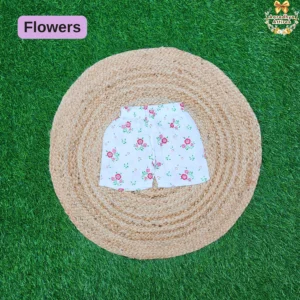 Shorts - Flowers - 9-12 Month