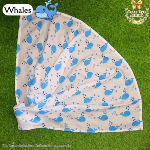 Mom Towel - Whales - 90cm X 110cm