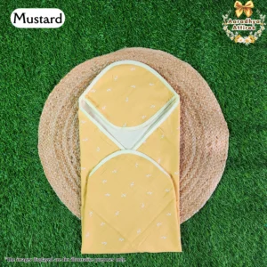 Hooded Towel - Mustard - 70cm X 70cm