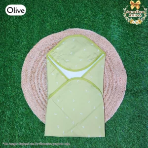 Hooded Towel - Olive - 70cm X 70cm