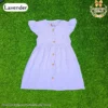 Button Frock - Lavender - 2-3 Years.