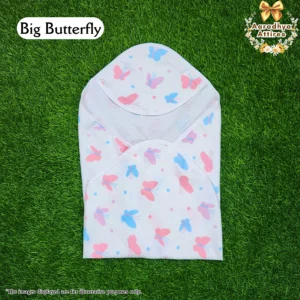 Hooded Towel - Big Butterfly - 70cm X 70cm
