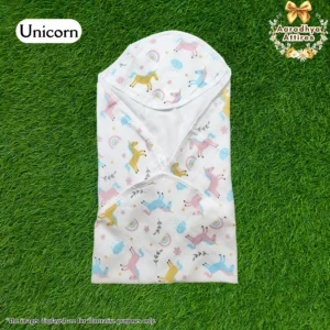 Hooded Towel - Unicorn - 70cm X 70cm