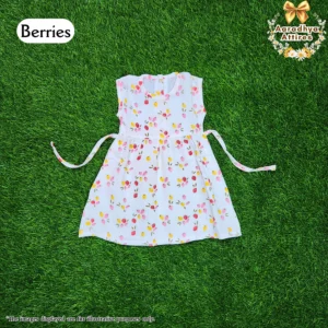 Knot Frock - Berries - 1-2 Years.
