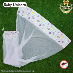 Thottil Mosquito Net - Baby Unicorn. (Cradle Mosquito Net).