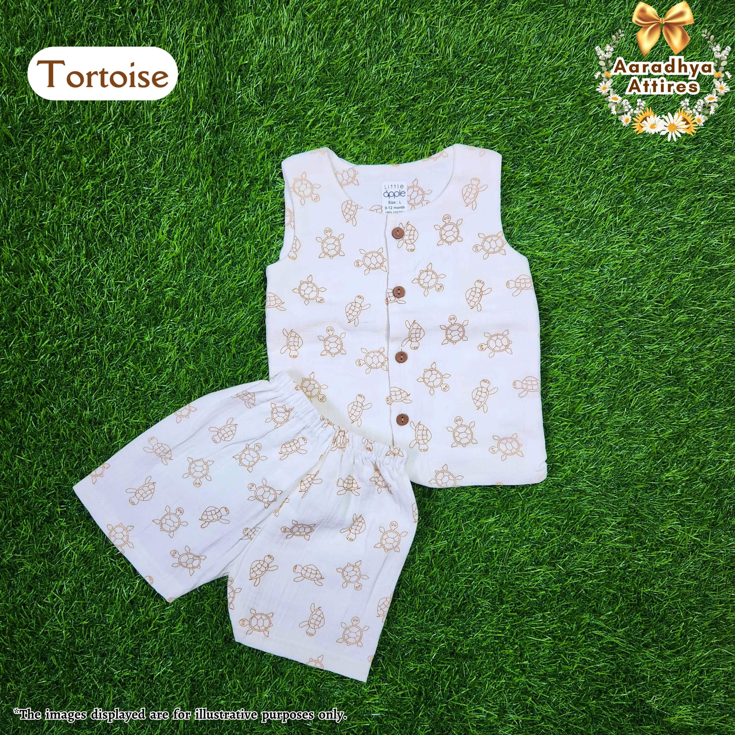 Co-Ord Set Sleeveless & Shorts Tortoise