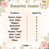 Essentials Combo - Hospital Bag (22 Products) (Assorted Prints Only)