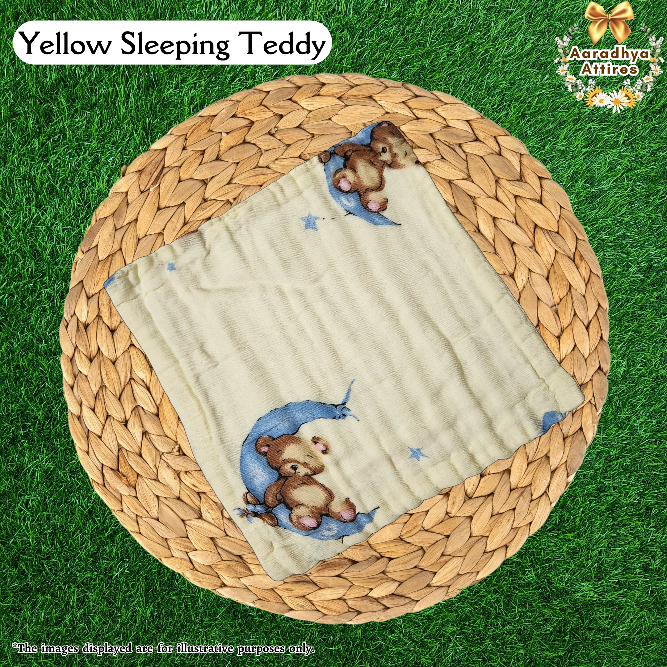 Yellow Sleeping Teddy