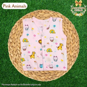 Button Jabla -  Pink Animals - Newborn