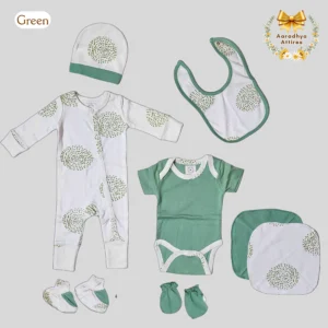 Newborn Set - Green - Winter collection. (Size: Newborn)