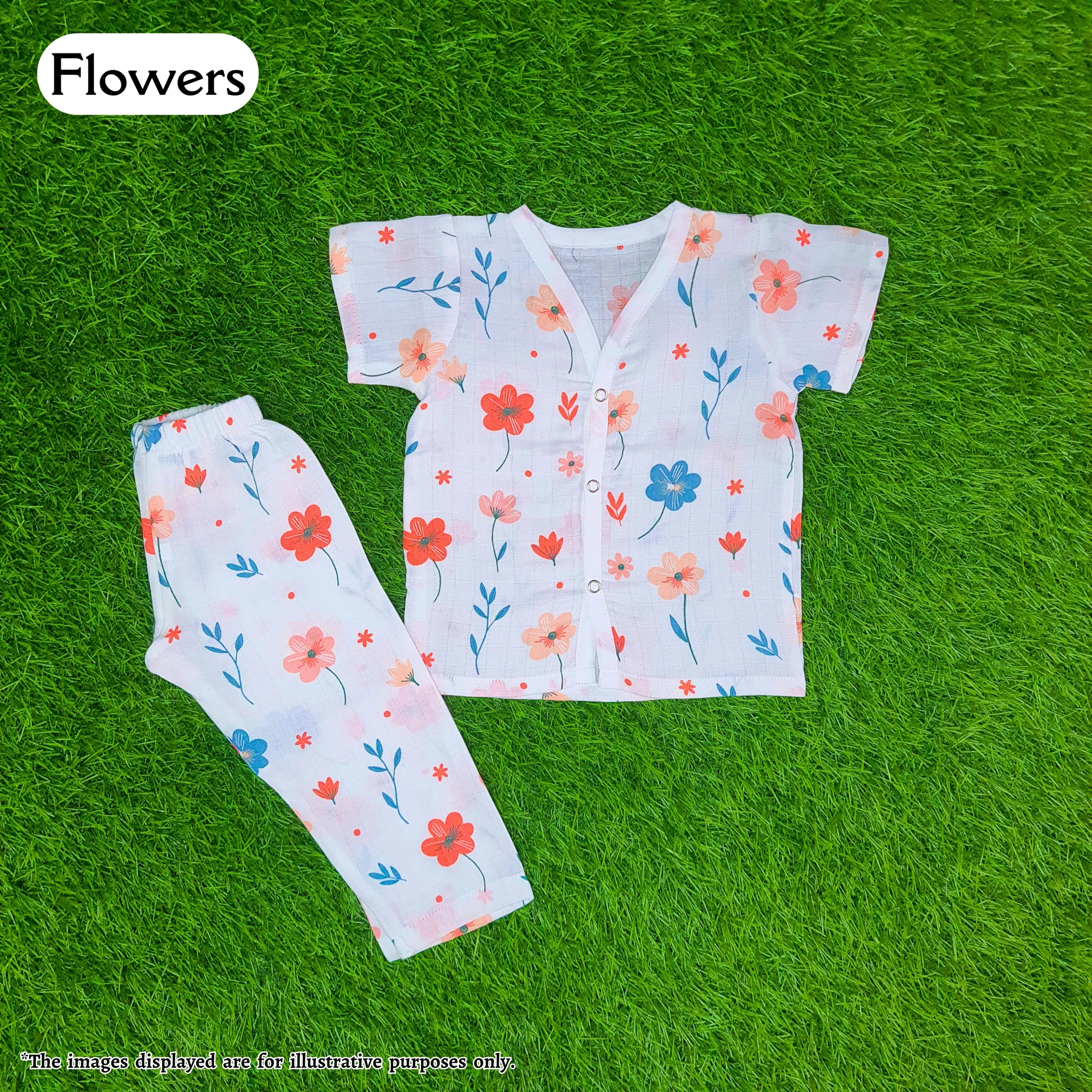 Flowers Half sleeve & Pant