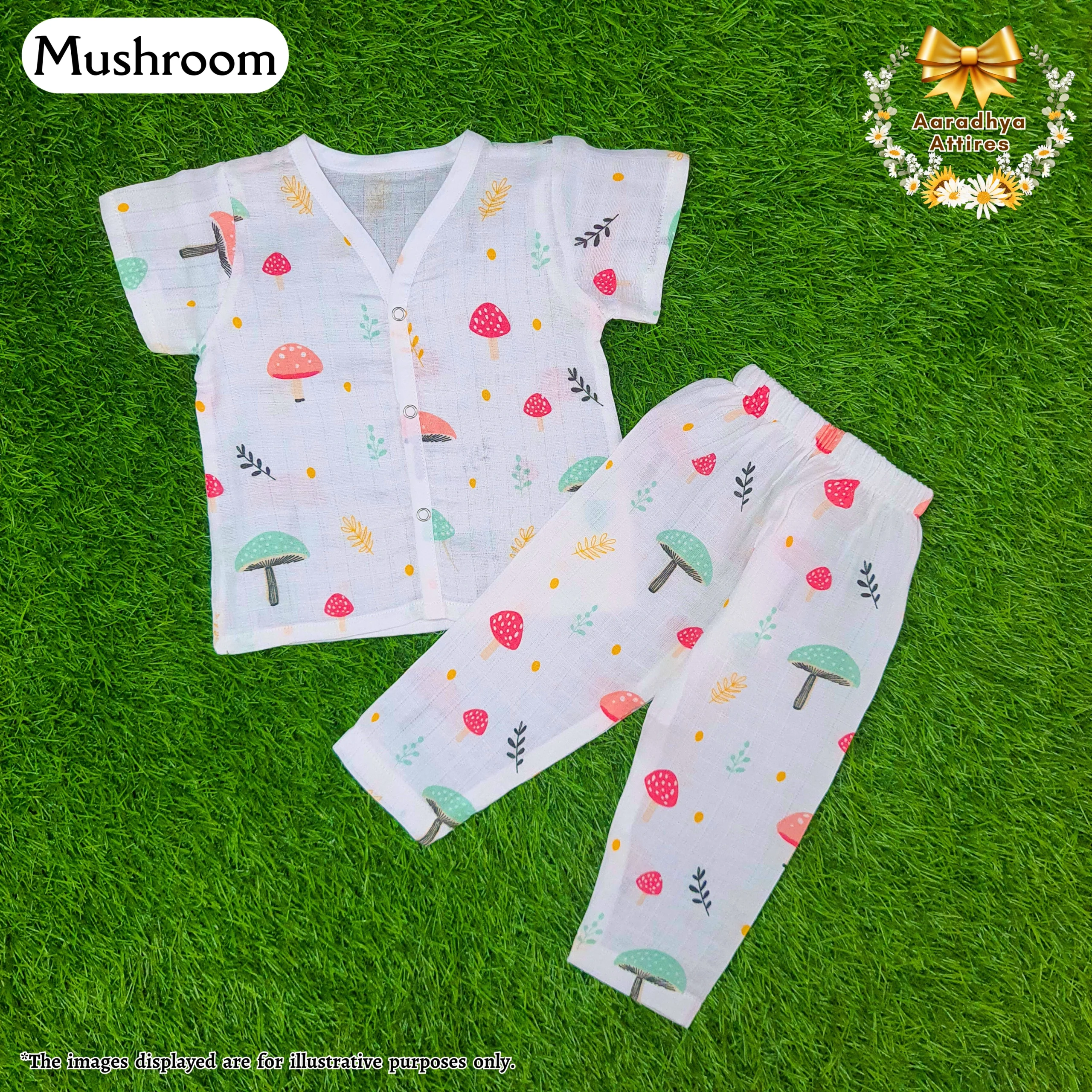 Mushroom Half sleeve & Pant (1)